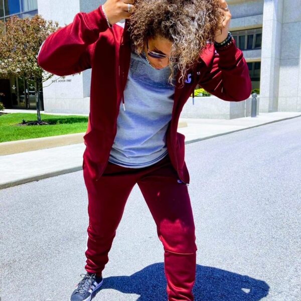 TWO PIECE ZIPPED HOODIE TRACKSUIT (UNISEX)