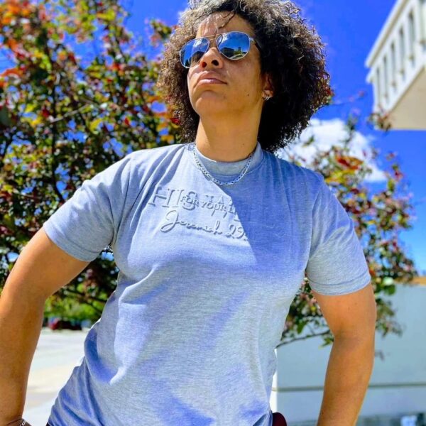 HIS WILL FOR YOUR LIFE EMBOSSING T-SHIRT