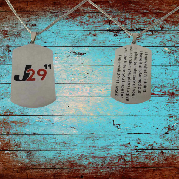 J2911 DOG TAG NECKLACE